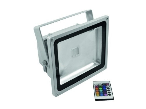 30W LED Schijnwerper RGB IP65 Outdoor - Dimbaar Remote 30W LED Schijnwerper RGB IP65 Outdoor - Dimbaar Remote
